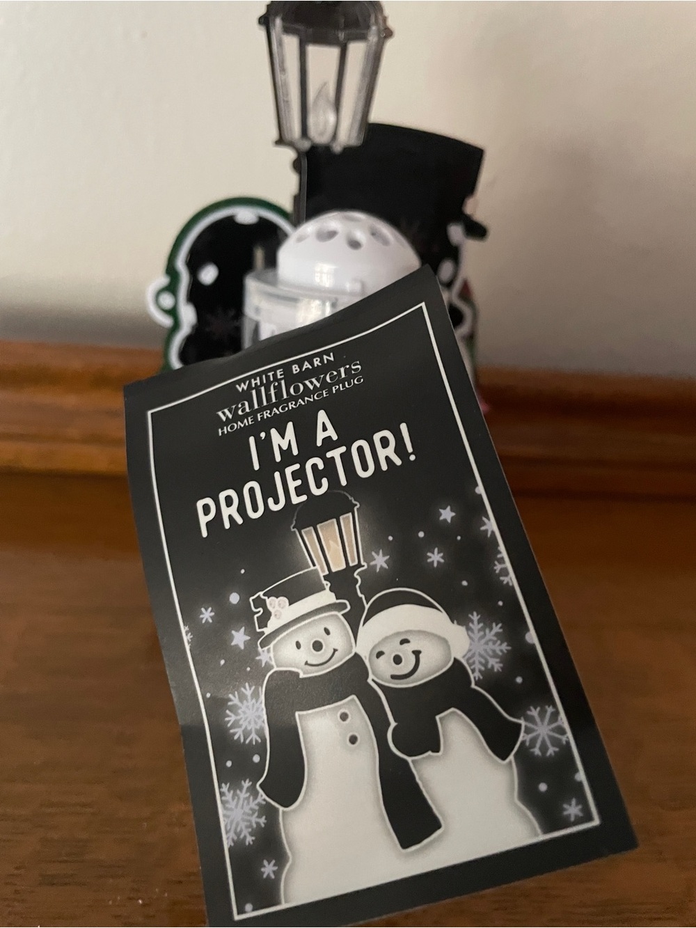 BBW Light Up Snowmen Wallflower- New - Picture 4 of 6